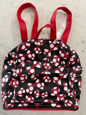 Disney Parks Minnie Mouse Bows Mini Backpack/Purse